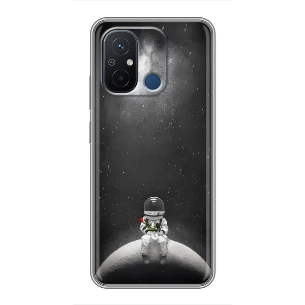 Чехол с рисунком «Космонавт романтик» для Xiaomi Redmi 12C