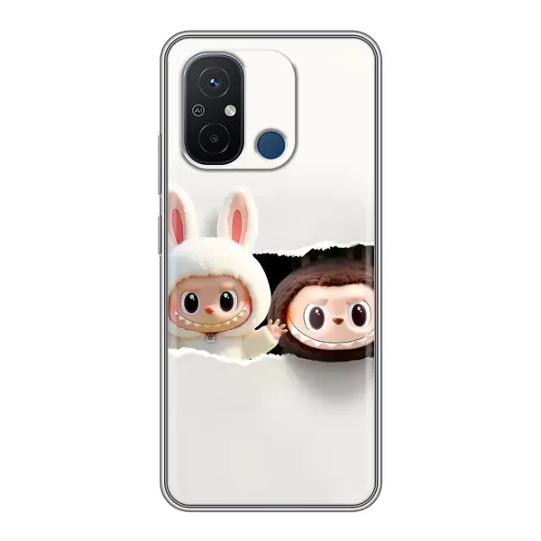 Чехол с рисунком «Фигурки Labubu» для Xiaomi Redmi 12C Чехол с рисунком «Фигурки Labubu» для Xiaomi Redmi 12C