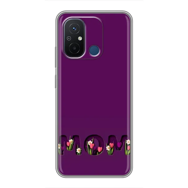 Чехол с рисунком «Мама с цветами» для Xiaomi Redmi 12C Чехол с рисунком «Мама с цветами» для Xiaomi Redmi 12C