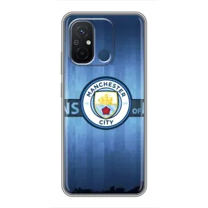 Силиконовые Чехлы принт Футбол на Xiaomi Redmi 12C (ManCity)
