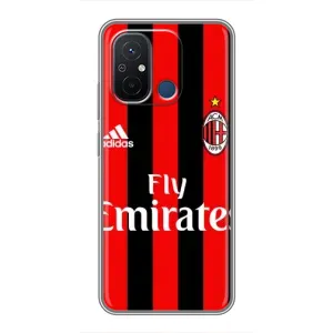 Чехлы с ТОП Футбольными клубами на Xiaomi Redmi 12C (Milan)
