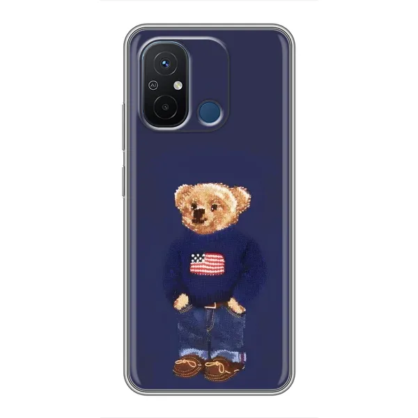 Чехол с рисунком «Мишка USA» для Xiaomi Redmi 12C Чехол с рисунком «Мишка USA» для Xiaomi Redmi 12C