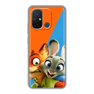 Чохли ЗООТРОПОЛІС для Xiaomi Redmi 12C (Нік і Хопс)
