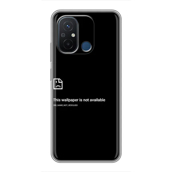 Чехол с рисунком «Ошибка» для Xiaomi Redmi 12C Чехол с рисунком «Ошибка» для Xiaomi Redmi 12C