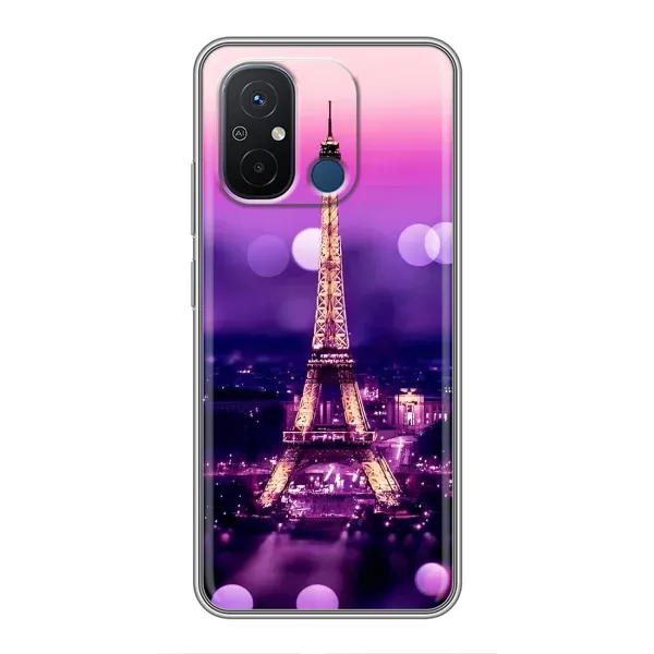 Чехол с рисунком «Париж башня» для Xiaomi Redmi 12C Чехол с рисунком «Париж башня» для Xiaomi Redmi 12C