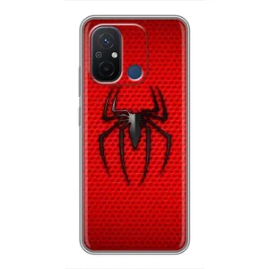 Чехол Супергерой Человека Паука на Xiaomi Redmi 12C (Паук марвел)