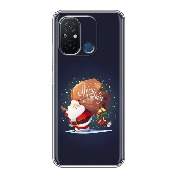 Чехол с рисунком «Подарки от Санты» для Xiaomi Redmi 12C