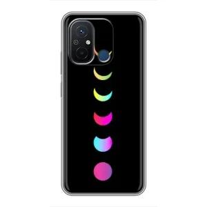 Чехол (ТПУ) с планетами на Xiaomi Redmi 12C (Полнолуние)