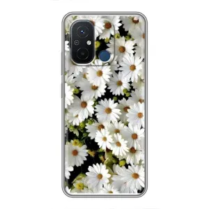 Чохол з ромашками на Xiaomi Redmi 12C (Рамка в ромашках)