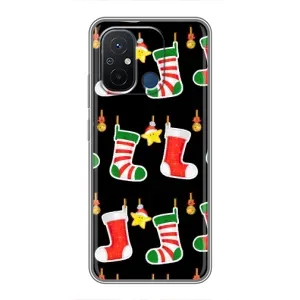 Силіконовий бампер на різдво для Xiaomi Redmi 12C (Різдвяні подарунки)
