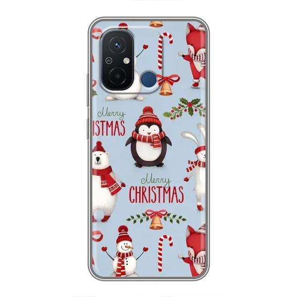 Чехол с рисунком «Рождественский» для Xiaomi Redmi 12C