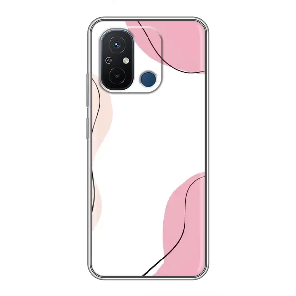 Чехол с рисунком «Розовый фон» для Xiaomi Redmi 12C Чехол с рисунком «Розовый фон» для Xiaomi Redmi 12C