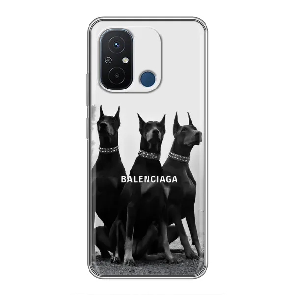 Чехол с рисунком «Три добермана» для Xiaomi Redmi 12C Чехол с рисунком «Три добермана» для Xiaomi Redmi 12C