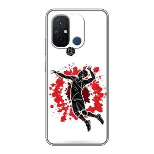 Чехлы с принтом Спортивная тематика для Xiaomi Redmi 12C (Волейболист)