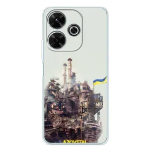 Чохли на військову тематику для Xiaomi Redmi 13 (Азовсталь)