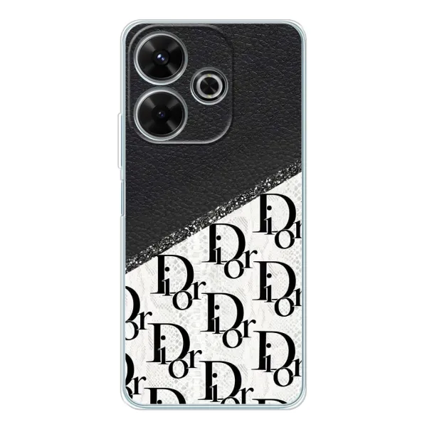 Чехол с рисунком «Диор» для Xiaomi Redmi 13