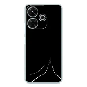 Чохол з картинками на чорному фоні для Xiaomi Redmi 13 (Дорога)