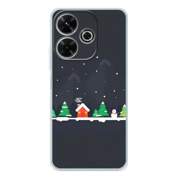 Чехол с рисунком «Город зимний» для Xiaomi Redmi 13 Чехол с рисунком «Город зимний» для Xiaomi Redmi 13