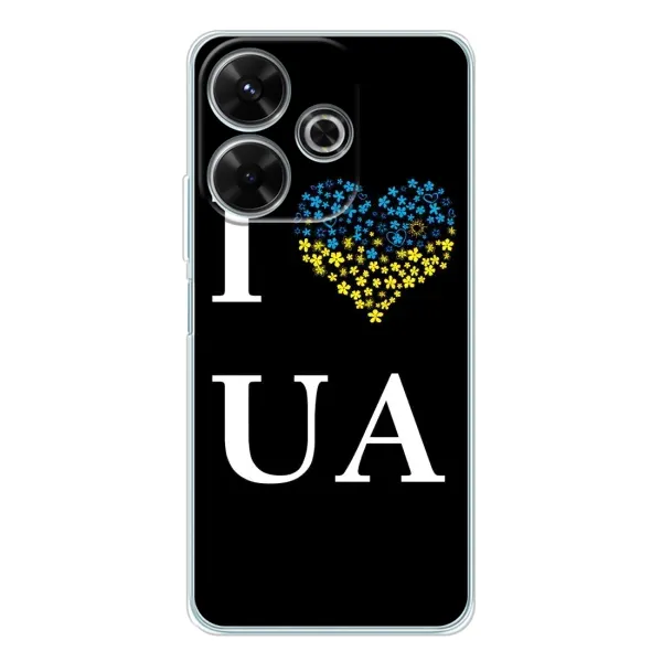 Чехол с рисунком «I Love UA» для Xiaomi Redmi 13 Чехол с рисунком «I Love UA» для Xiaomi Redmi 13