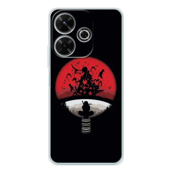 Чехол с рисунком «Итачи на черном» для Xiaomi Redmi 13 Чехол с рисунком «Итачи на черном» для Xiaomi Redmi 13