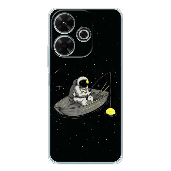Чехол с рисунком «Космонавт на рыбалке» для Xiaomi Redmi 13 Чехол с рисунком «Космонавт на рыбалке» для Xiaomi Redmi 13