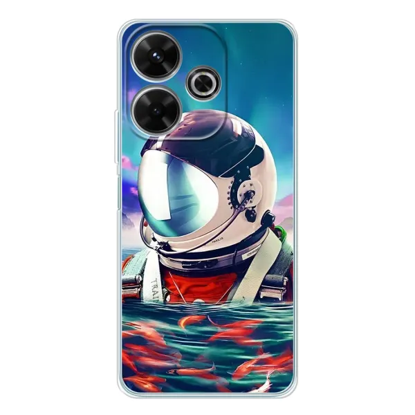 Чехол с рисунком «Космонавт в воде» для Xiaomi Redmi 13 Чехол с рисунком «Космонавт в воде» для Xiaomi Redmi 13