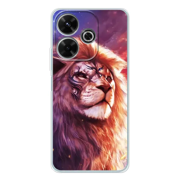 Чехол с рисунком «Красочный ЛЕВ» для Xiaomi Redmi 13 Чехол с рисунком «Красочный ЛЕВ» для Xiaomi Redmi 13