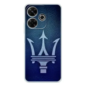 Чехлы с тематикой "Крутые машины" на Xiaomi Redmi 13 (Лого Maserati)