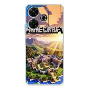 Чехол майнкрафт для Xiaomi Redmi 13 (MINECRAFT)