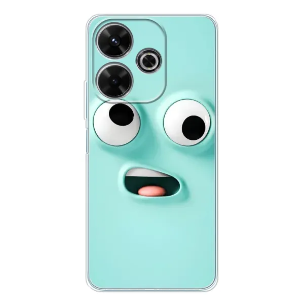 Чехол с рисунком «Забавное мятное лицо» для Xiaomi Redmi 13 Чехол с рисунком «Забавное мятное лицо» для Xiaomi Redmi 13