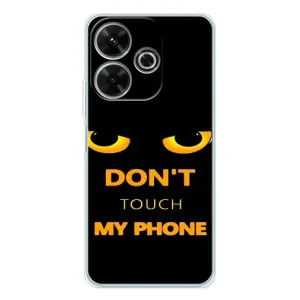 Чохол з Прикольним Принтом на Xiaomi Redmi 13 (Не чіпай мій телефон)