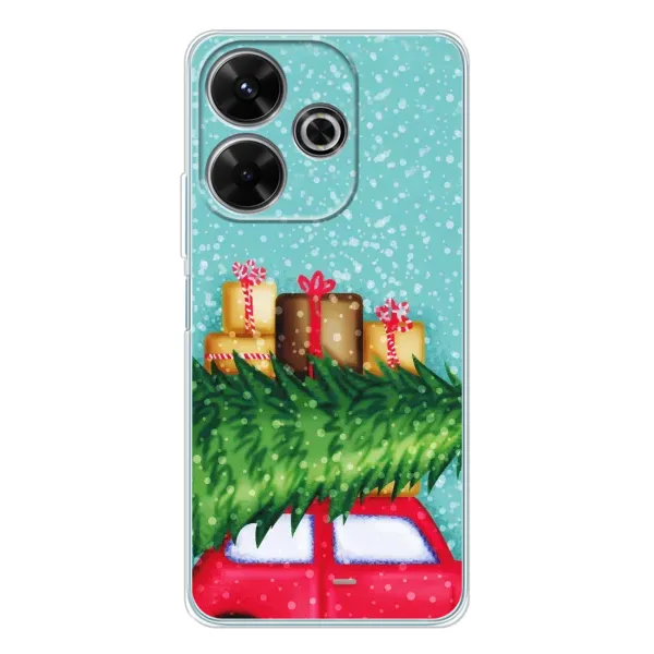 Чехол с рисунком «Новогодние подарки» для Xiaomi Redmi 13 Чехол с рисунком «Новогодние подарки» для Xiaomi Redmi 13