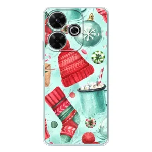 Чехол Санта Клаус для Xiaomi Redmi 13 (Одежда)