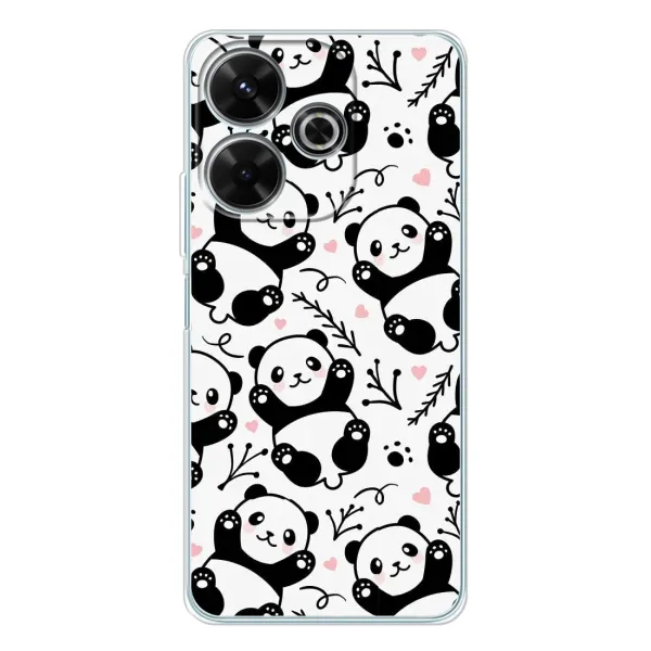 Чехол с рисунком «Пандочки» для Xiaomi Redmi 13 Чехол с рисунком «Пандочки» для Xiaomi Redmi 13