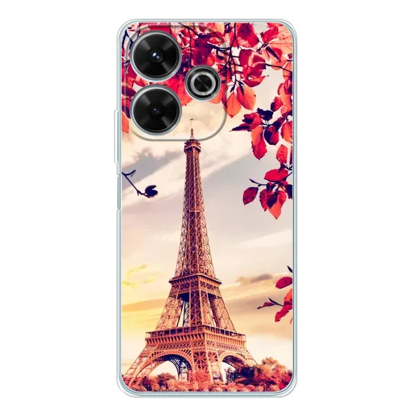 Чехол с рисунком «Paris photo» для Xiaomi Redmi 13