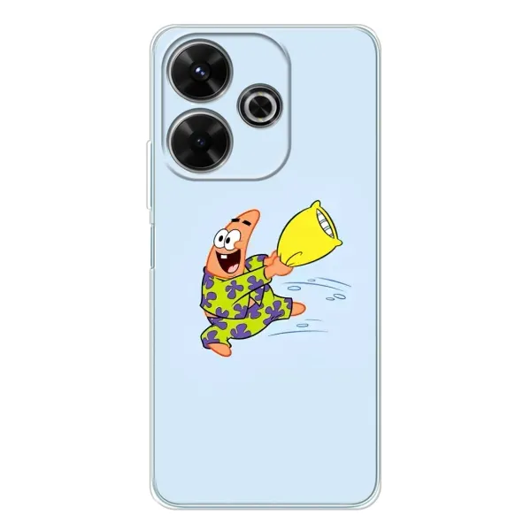 Чехол с рисунком «Патрик с подушкой» для Xiaomi Redmi 13 Чехол с рисунком «Патрик с подушкой» для Xiaomi Redmi 13