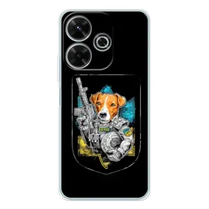 Чехол с принтом для Xiaomi Redmi 13 (Патрон Воин)