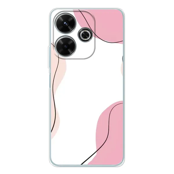 Чехол с рисунком «Розовый фон» для Xiaomi Redmi 13 Чехол с рисунком «Розовый фон» для Xiaomi Redmi 13
