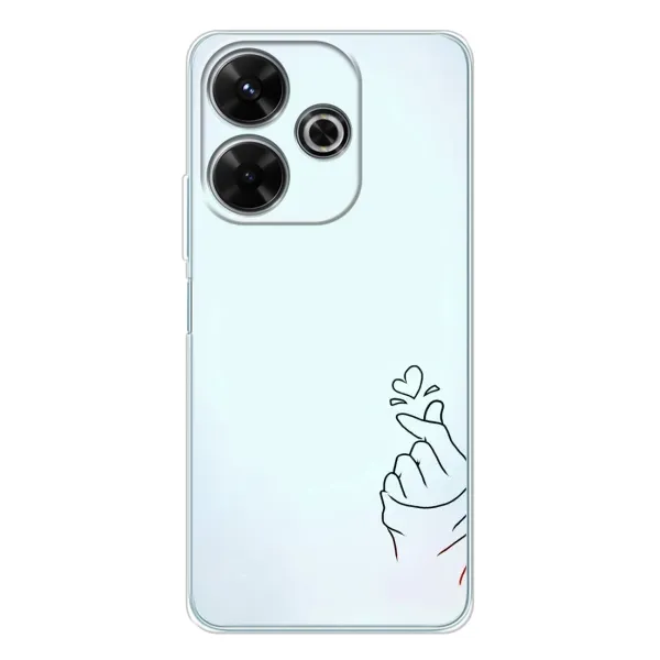 Чехол с рисунком «Сердце на голубом» для Xiaomi Redmi 13 Чехол с рисунком «Сердце на голубом» для Xiaomi Redmi 13
