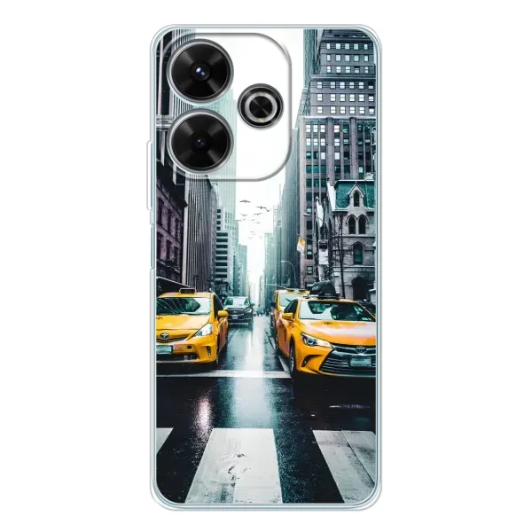 Чехол с рисунком «Такси» для Xiaomi Redmi 13 Чехол с рисунком «Такси» для Xiaomi Redmi 13