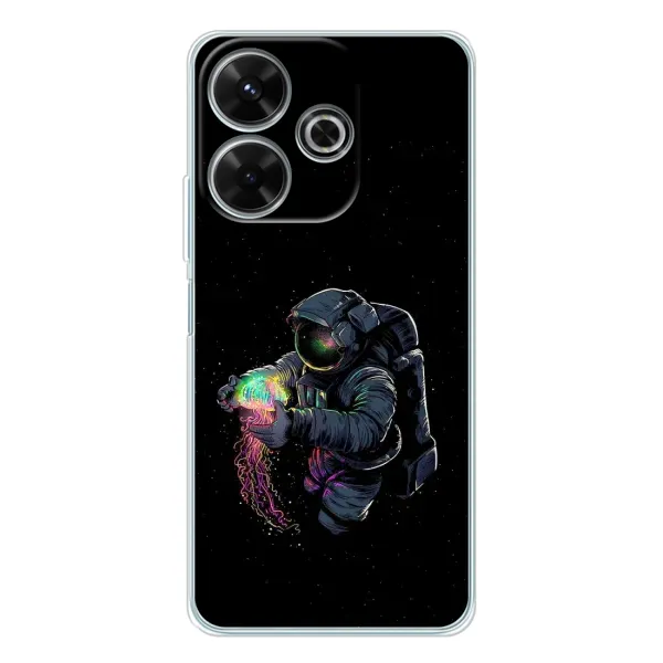 Чехол с рисунком «В руках земля» для Xiaomi Redmi 13 Чехол с рисунком «В руках земля» для Xiaomi Redmi 13