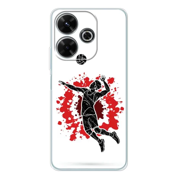 Чохол з малюнком «Волейболіст» для Xiaomi Redmi 13 Чохол з малюнком «Волейболіст» для Xiaomi Redmi 13