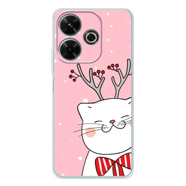 Чехол с рисунком «Зимний кот» для Xiaomi Redmi 13 Чехол с рисунком «Зимний кот» для Xiaomi Redmi 13