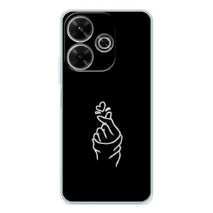 Чехлы (Знак сердечка) на Xiaomi Redmi 13 (Знак Сердечка)