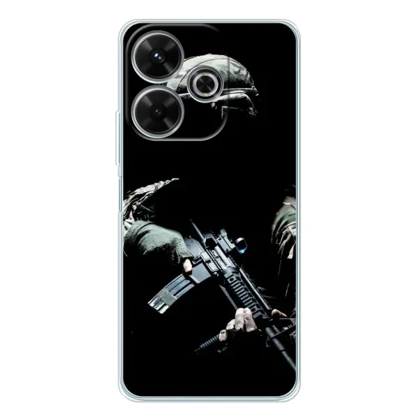 Чехол с рисунком «ЗСУ снайпер» для Xiaomi Redmi 13 Чехол с рисунком «ЗСУ снайпер» для Xiaomi Redmi 13