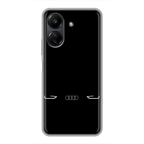 Чехол с рисунком «Силует Audi» для Xiaomi Redmi 13C