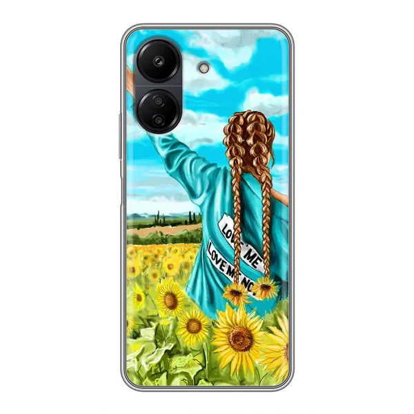 Чехол с рисунком «Девушка на поле» для Xiaomi Redmi 13C Чехол с рисунком «Девушка на поле» для Xiaomi Redmi 13C
