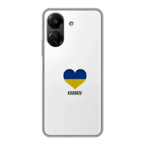 Чехлы силиконовые (Город Харьков) на Редми 13с (Kharkiv)
