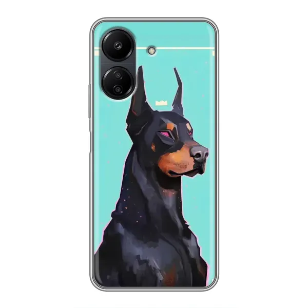 Чехол с рисунком «Король доберман» для Xiaomi Redmi 13C Чехол с рисунком «Король доберман» для Xiaomi Redmi 13C