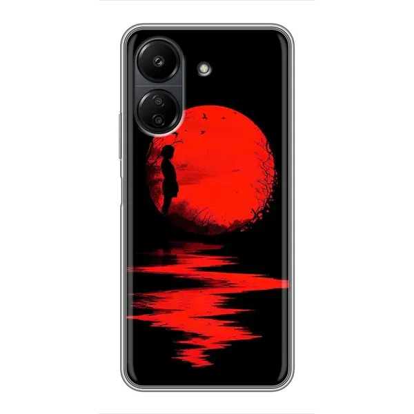Чехол с рисунком «Красный Закат» для Xiaomi Redmi 13C Чехол с рисунком «Красный Закат» для Xiaomi Redmi 13C